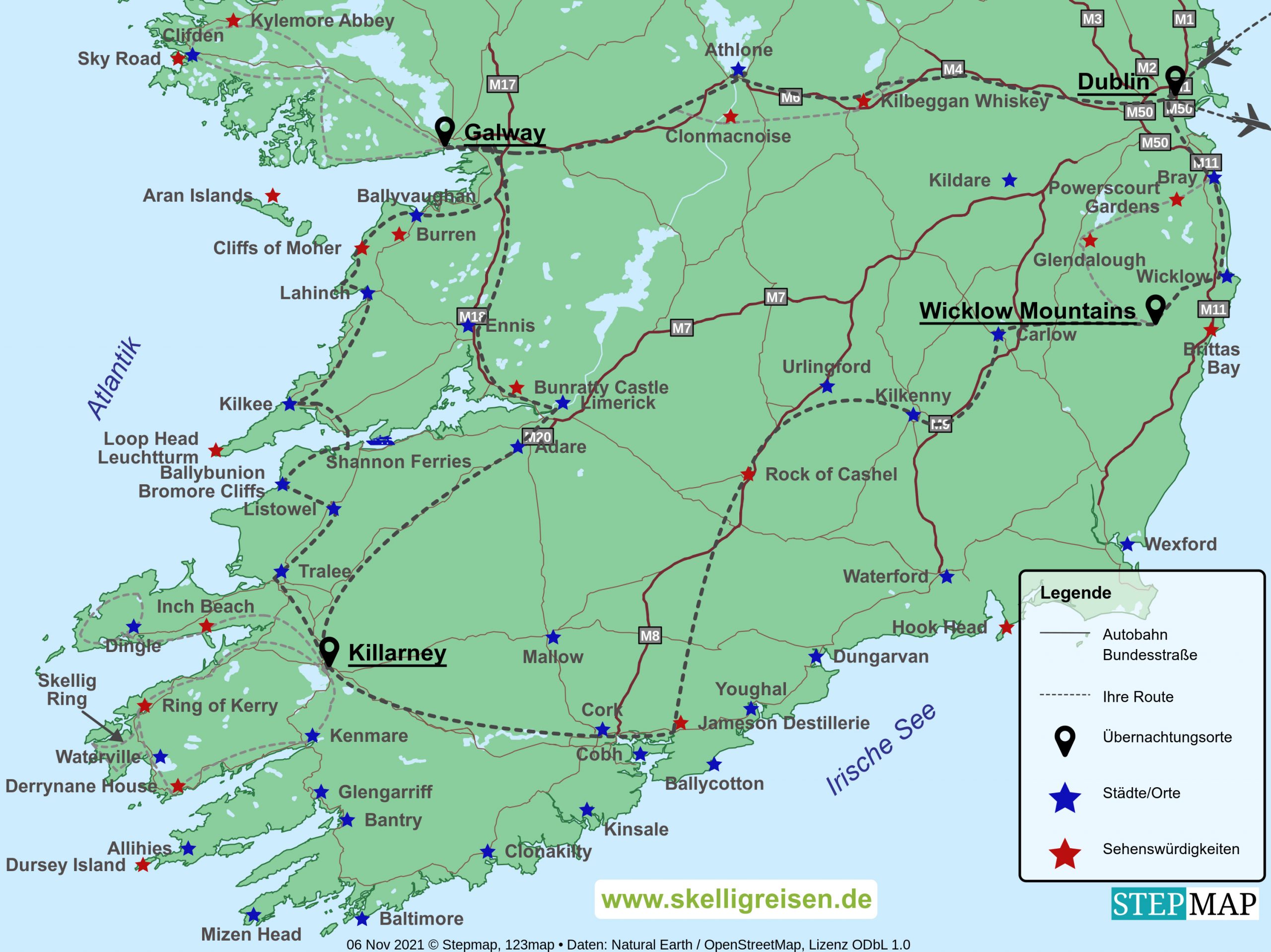 Klassich exklusive Irland Mietwagenrundreise Klassich exklusive Irland Mietwagenrundreise