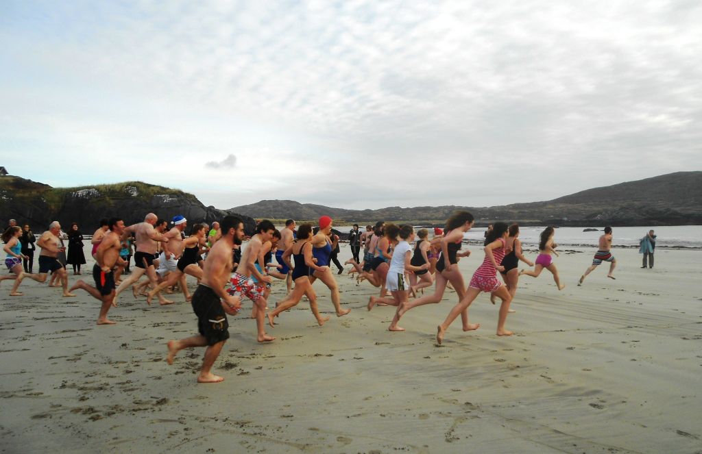 Irland Weihnachtsschwimmen