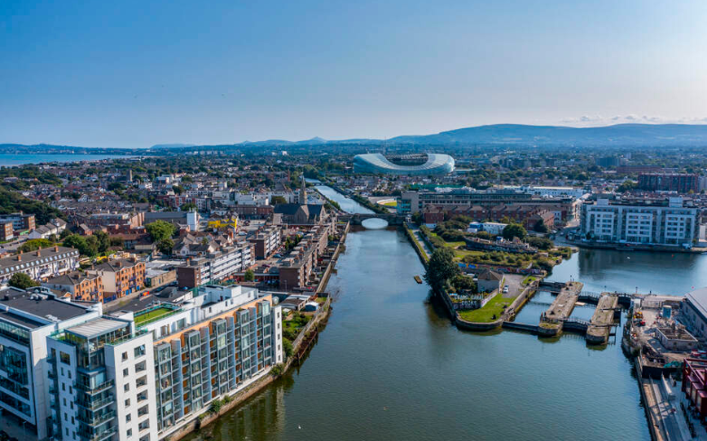 Dublin von oben, © Chris Hill