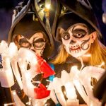 Halloween in Irland . Freude Kinder