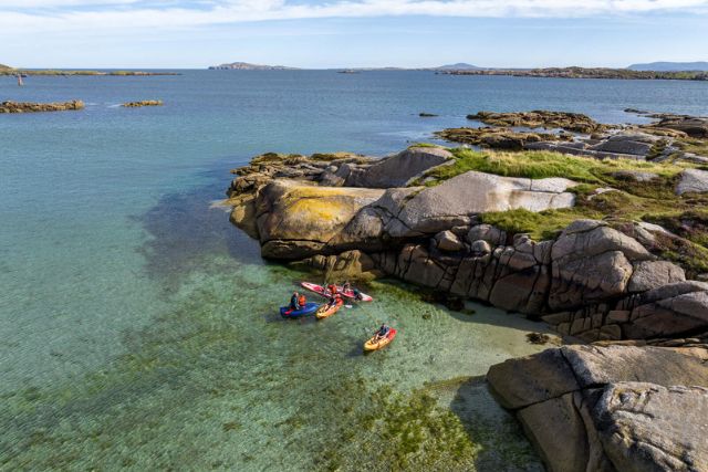 Grünes Irland . Kajaking