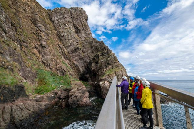 Nordirland Reise . Gobbins Cliff Path