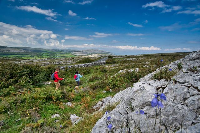 Wandern in Irland . Burrengebiet Wandern in Irland . Burrengebiet