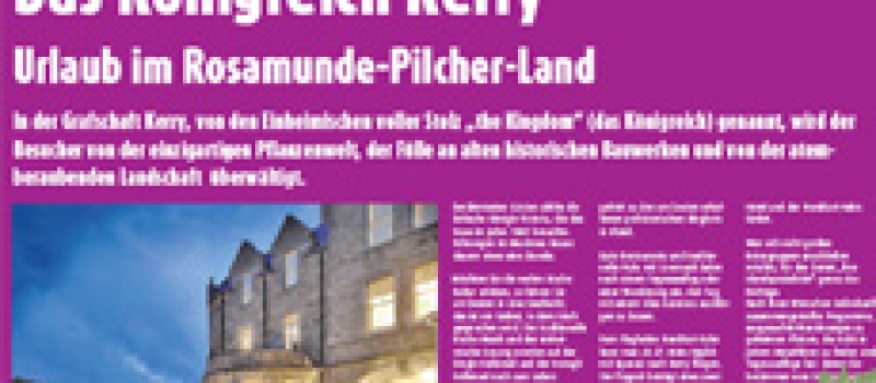 Airport Journal Frankfurt Hahn Urlaub im Rosamunde-Pilcher-Land Artikel Hahn-Affairs, 5/2010