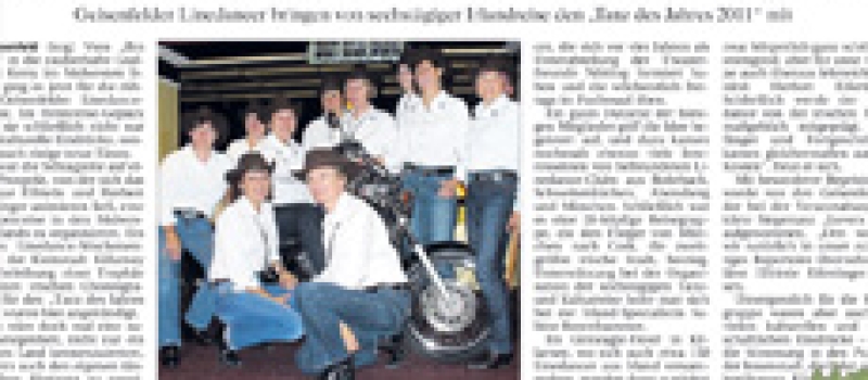 Geisenfelder Linedancer in Killarney Geisenfelder Zeitung, 10/2011